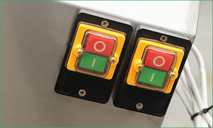 Waterproof switch of octagonal flavoring machine